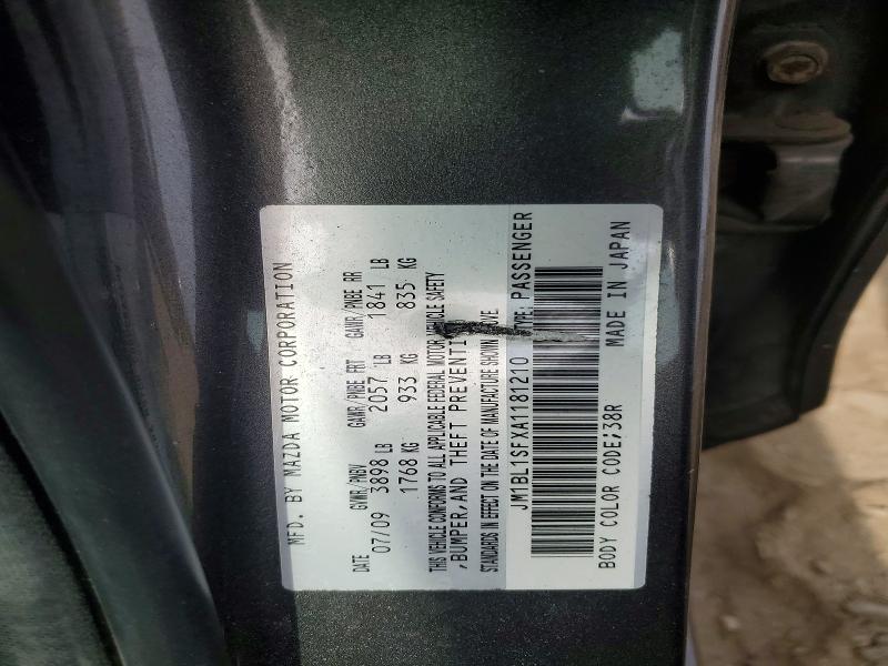 Продаж на аукціоні авто 2010 Mazda 3, vin: JM1BL1SFXA1181210, номер лоту: 47647196