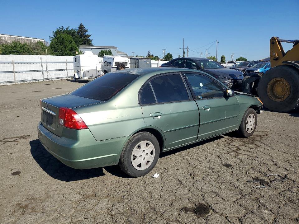 2003 Honda Civic მანქანა იყიდება აუქციონზე, vin: JHMES16523S003255, აუქციონის ნომერი: 46767366