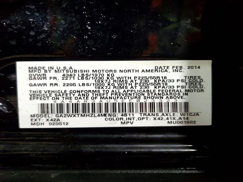 Aukcja sprzedaży 2014 Mitsubishi Outlander Sport, vin: 4A4AR3AU5EE023323, numer aukcji: 79820575