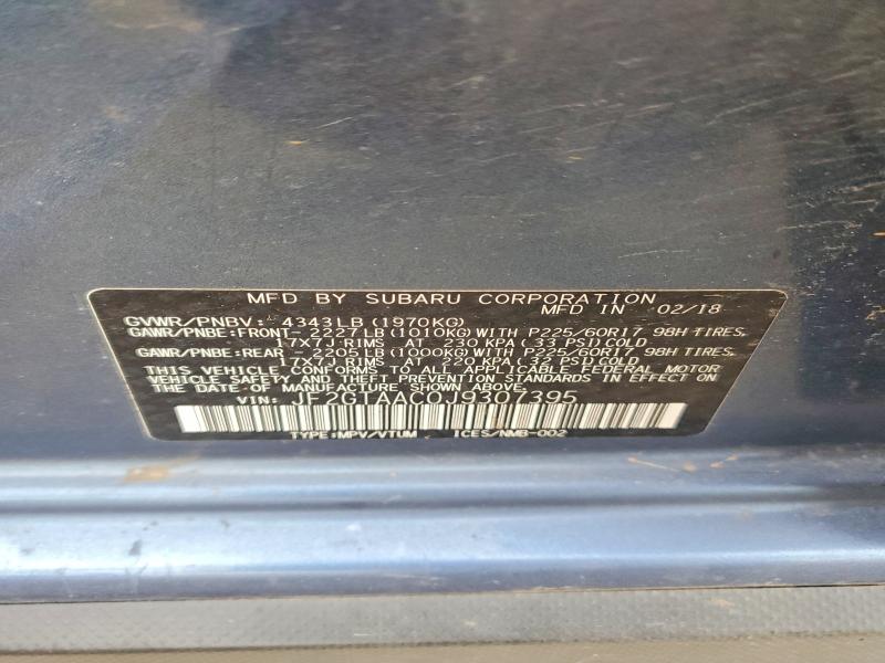Продаж на аукціоні авто 2018 Subaru Crosstrek, vin: JF2GTAAC0J9307395, номер лоту: 47765876