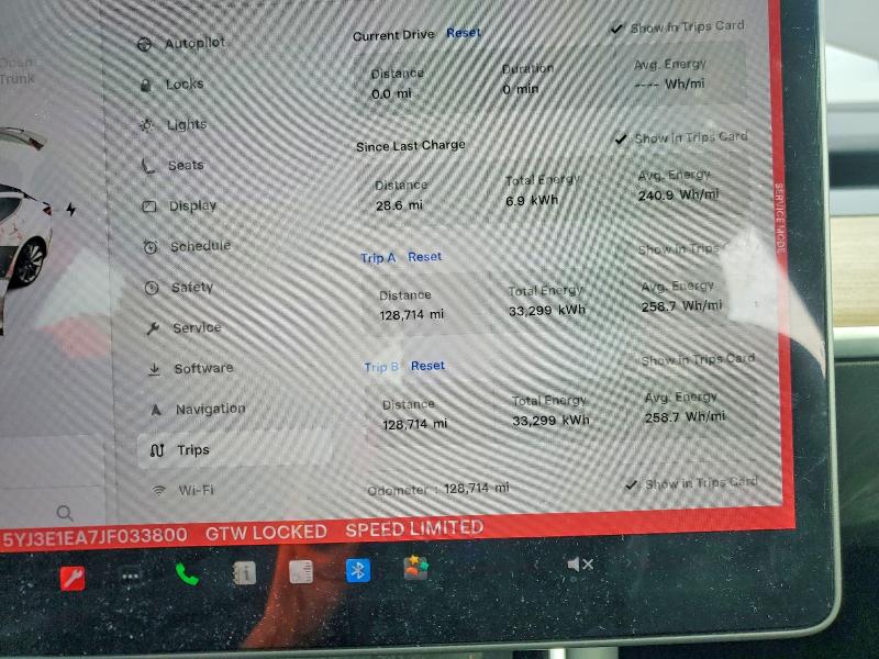 78166465 :رقم المزاد ، 5YJ3E1EA7JF033800 vin ، 2018 Tesla Model 3 مزاد بيع