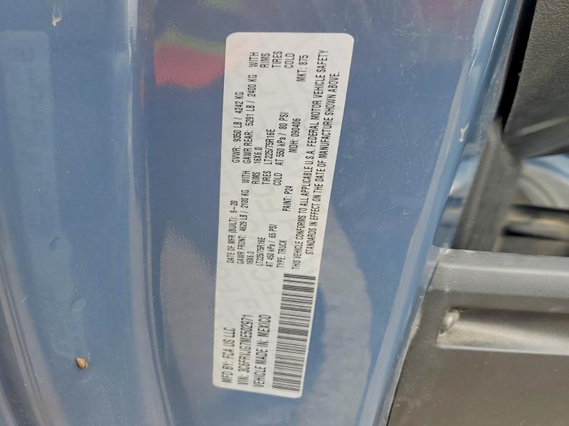 Aukcja sprzedaży 2021 Ram Promaster 3500, vin: 3C6FRVJG7ME502971, numer aukcji: 41735406