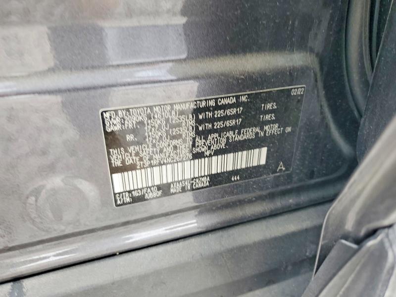 2022 Toyota Rav4 მანქანა იყიდება აუქციონზე, vin: 2T3P1RFV4NC267276, აუქციონის ნომერი: 47470616