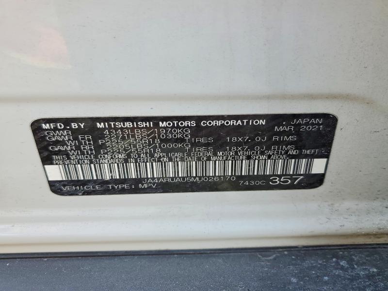 Продаж на аукціоні авто 2021 Mitsubishi Outlander Sport, vin: JA4ARUAU5MU026170, номер лоту: 47093706