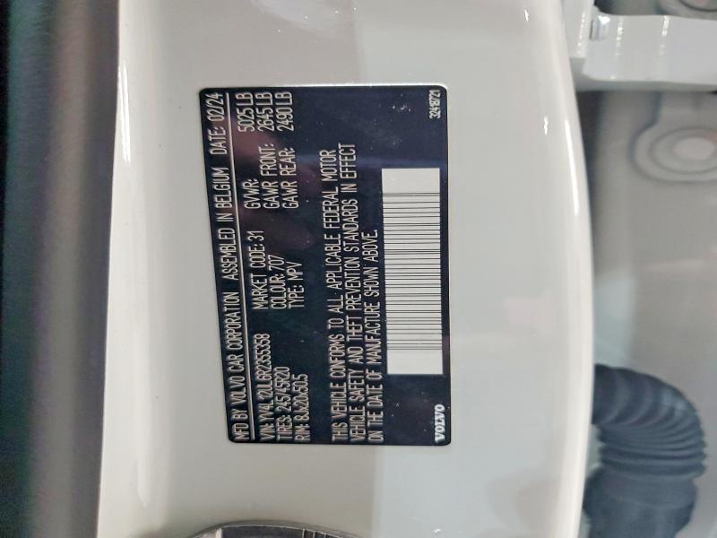 Продаж на аукціоні авто 2024 Volvo Xc40, vin: YV4L12UL6R2355358, номер лоту: 46758506