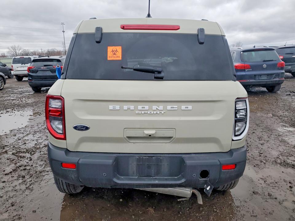 45946046 :رقم المزاد ، 3FMCR9BN2SRE31437 vin ، 2025 Ford Bronco Sport مزاد بيع