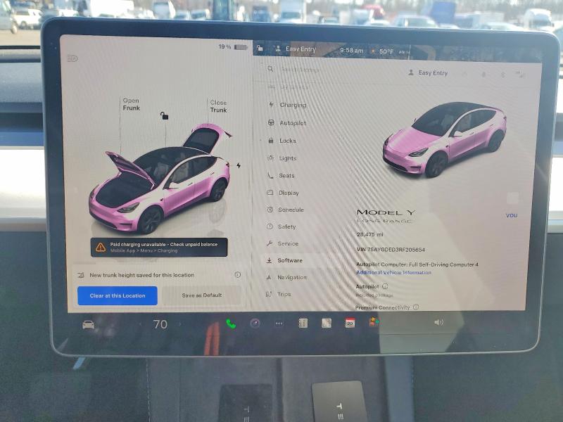 Продаж на аукціоні авто 2024 Tesla Model Y, vin: 7SAYGDED3RF205654, номер лоту: 46875896