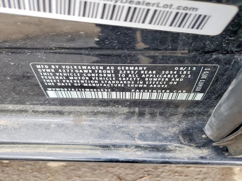 47303616 :رقم المزاد ، WVWDB7AJ1EW003537 vin ، 2014 Volkswagen Golf مزاد بيع