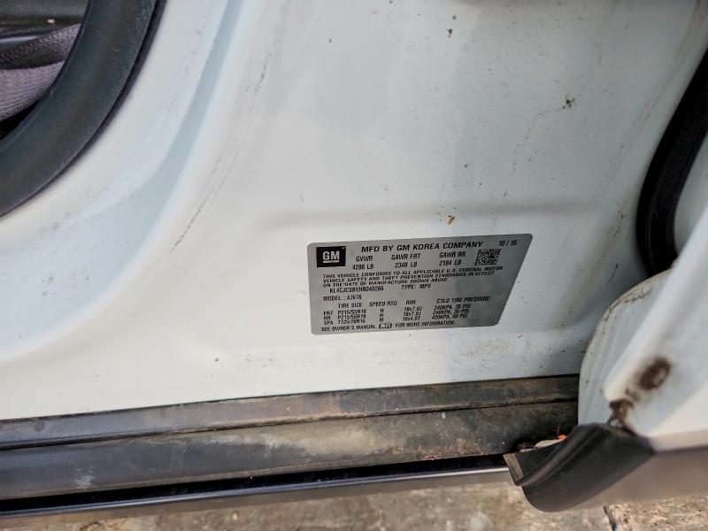 41878616 :رقم المزاد ، KL4CJCSBXHB040266 vin ، 2017 Buick Encore مزاد بيع