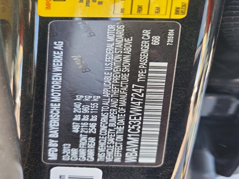 46401826 :رقم المزاد ، WBAVM1C53EVW47247 vin ، 2014 Bmw X1 مزاد بيع