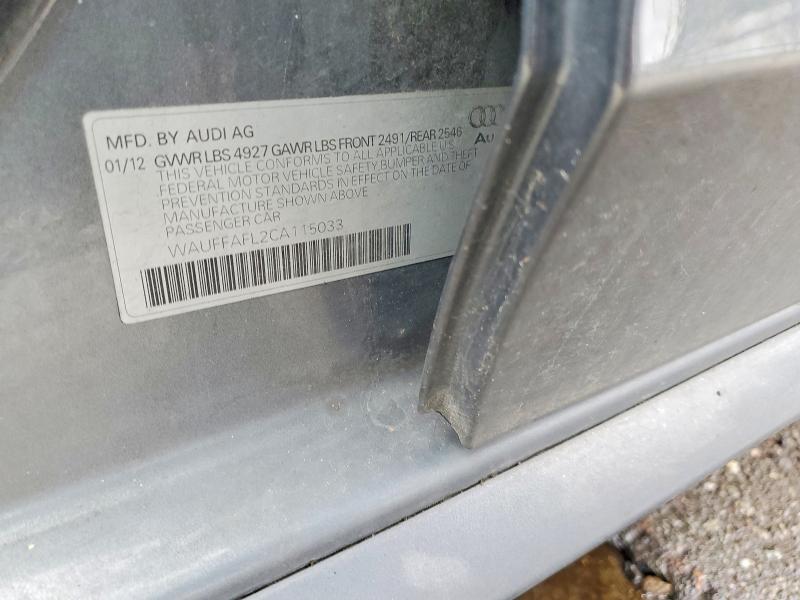 46209936 :رقم المزاد ، WAUFFAFL2CA115033 vin ، 2012 Audi A4 مزاد بيع