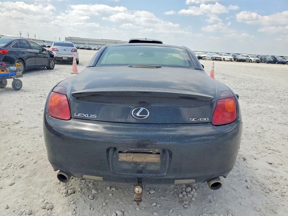 47366356 :رقم المزاد ، JTHFN48Y730038910 vin ، 2003 Lexus Sc 430 مزاد بيع