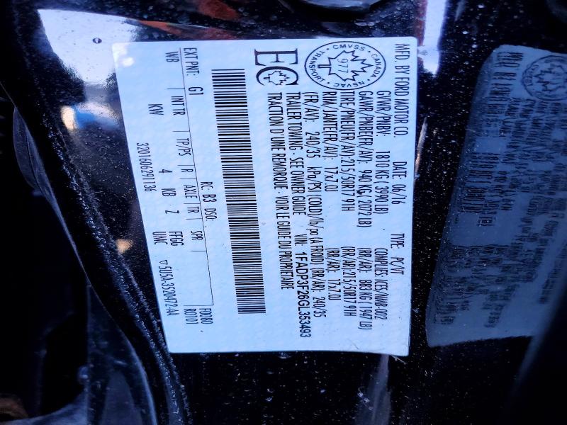 Продажа на аукционе авто 2016 Ford Focus, vin: 1FADP3F26GL353493, номер лота: 78424615