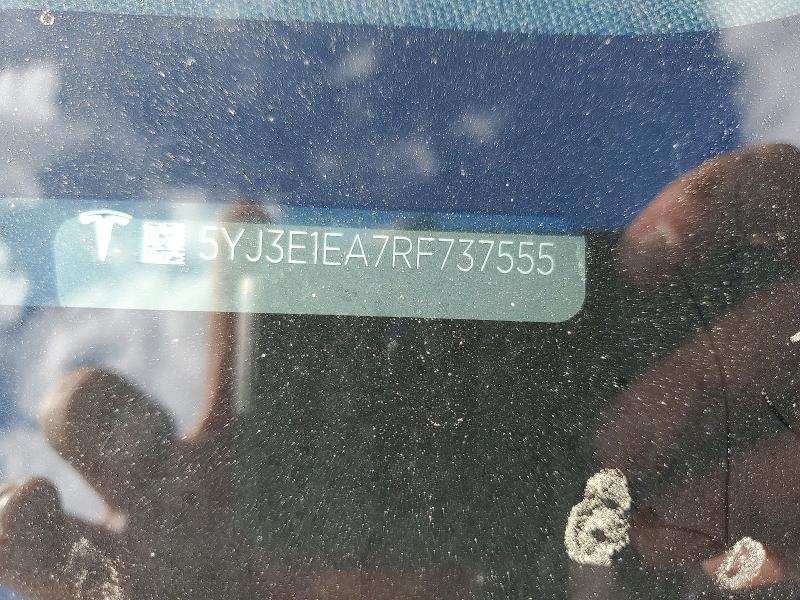 2024 Tesla Model 3 მანქანა იყიდება აუქციონზე, vin: 5YJ3E1EA7RF737555, აუქციონის ნომერი: 45832476