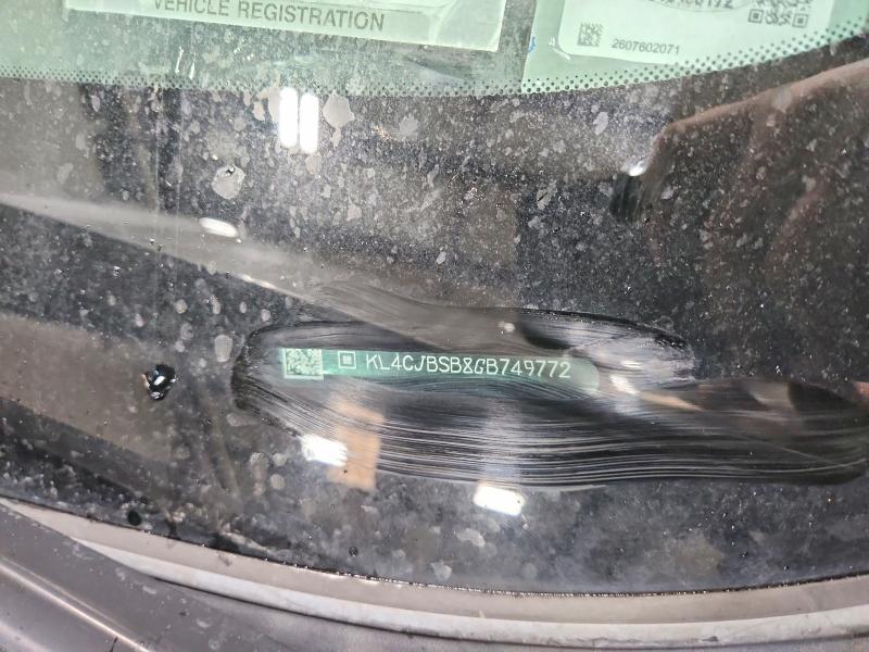 41882456 :رقم المزاد ، KL4CJBSB8GB749772 vin ، 2016 Buick Encore مزاد بيع