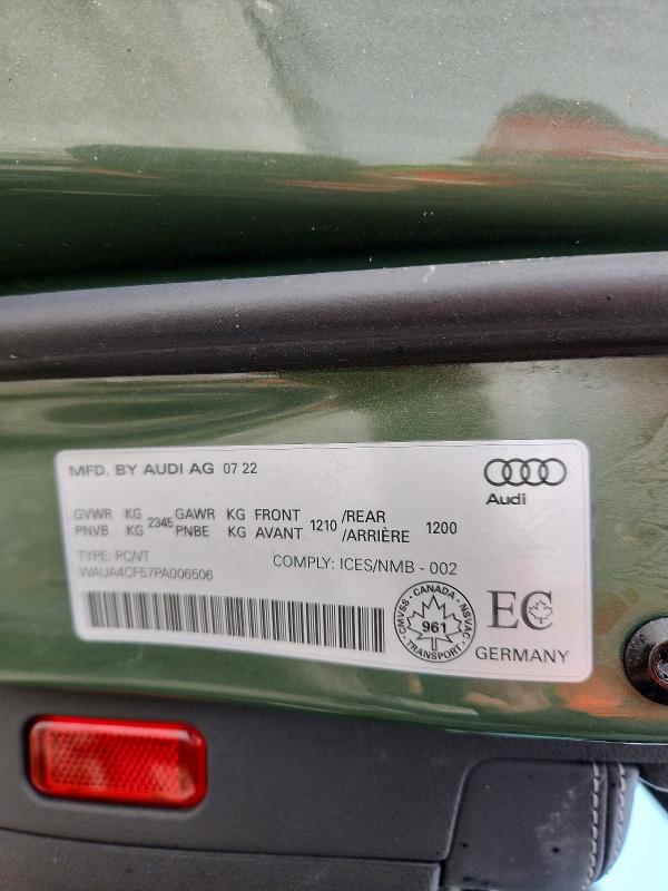 Продаж на аукціоні авто 2023 Audi S5, vin: WAUA4CF57PA006506, номер лоту: 46021516