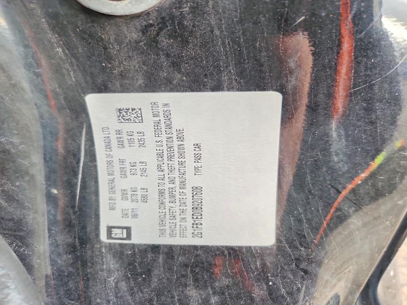 Aukcja sprzedaży 2011 Chevrolet Camaro, vin: 2G1FB1ED0B9207608, numer aukcji: 45703846