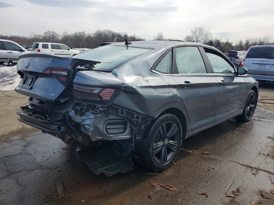 2023 Volkswagen Jetta მანქანა იყიდება აუქციონზე, vin: 3VW7M7BUXPM024807, აუქციონის ნომერი: 47587466