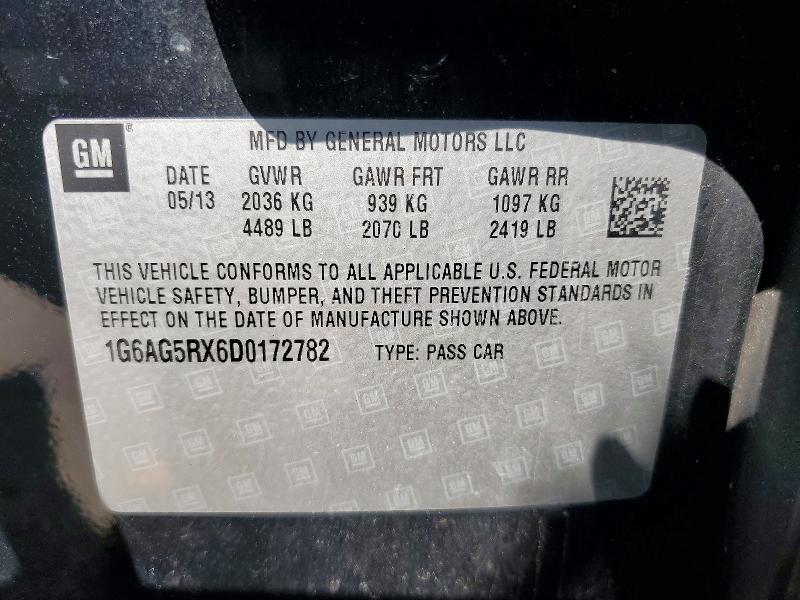 Продажа на аукционе авто 2013 Cadillac Ats Awd, vin: 1G6AG5RX6D0172782, номер лота: 46380986