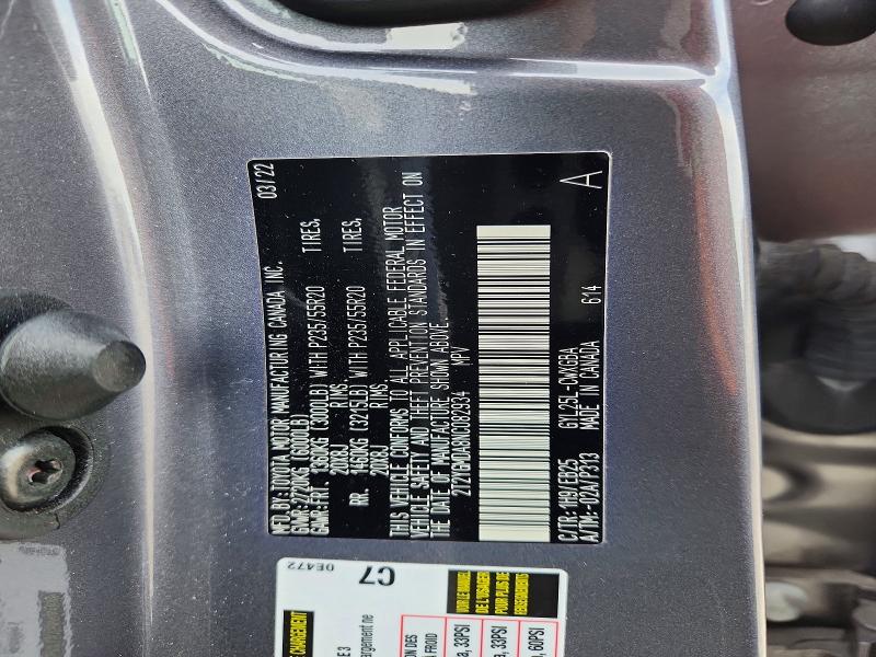 47405186 :رقم المزاد ، 2T2YGMDA8NC082934 vin ، 2022 Lexus Rx 450h مزاد بيع