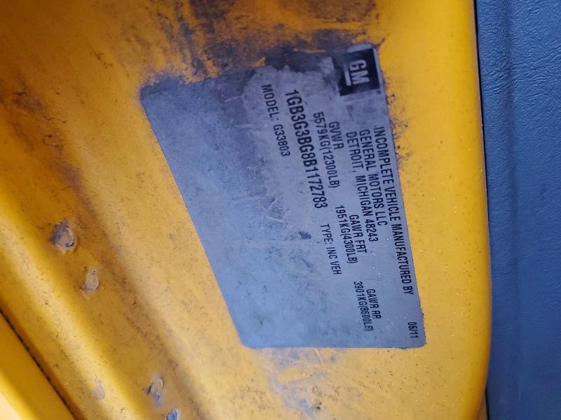 Продаж на аукціоні авто 2011 Chev Express, vin: 1GB3G3BG8B1172783, номер лоту: 72399405
