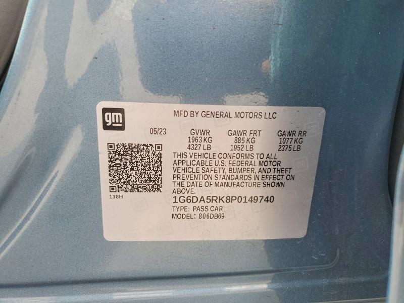Продаж на аукціоні авто 2023 Cadillac Ct4, vin: 1G6DA5RK8P0149740, номер лоту: 45864736