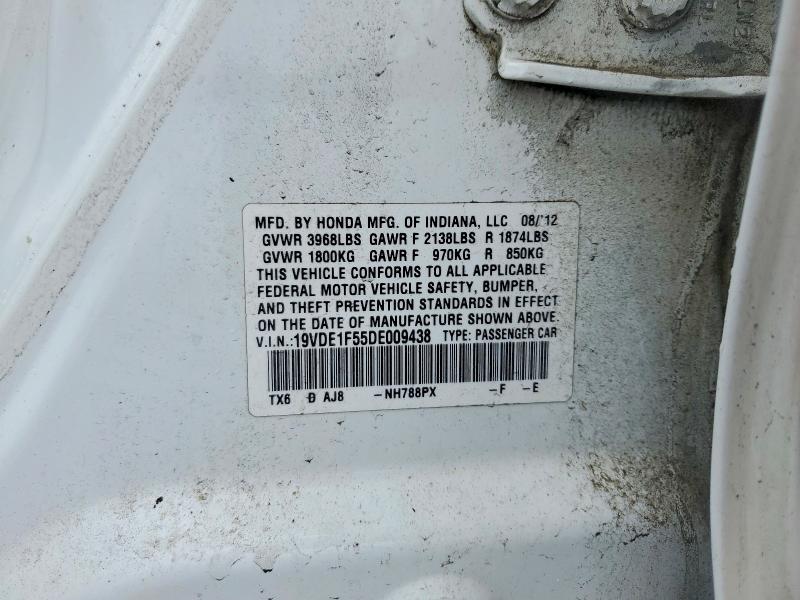 Продаж на аукціоні авто 2013 Acura Ilx, vin: 19VDE1F55DE009438, номер лоту: 46021946