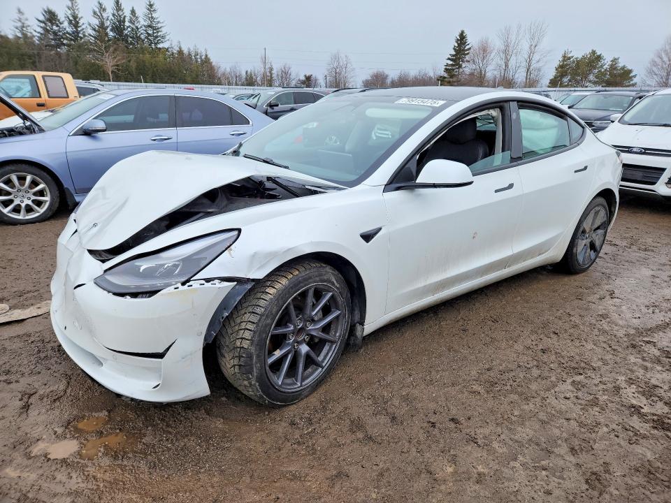 79915475 :رقم المزاد ، 5YJ3E1EAXNF162250 vin ، 2022 Tesla Model 3 مزاد بيع