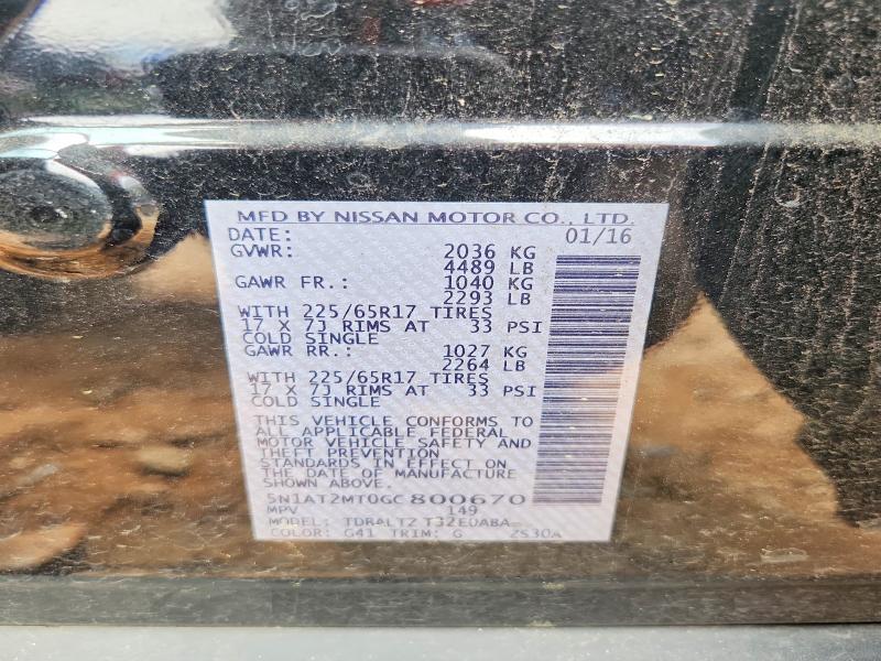 Aukcja sprzedaży 2016 Nissan Rogue, vin: 5N1AT2MT0GC800670, numer aukcji: 46559516