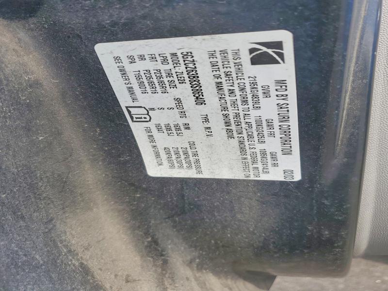 Aukcja sprzedaży 2003 Saturn Vue, vin: 5GZCZ63B83S865406, numer aukcji: 46533856
