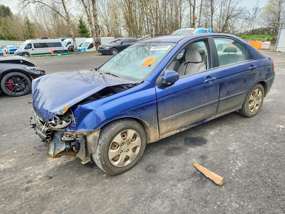 Auction sale of the 2008 Kia Spectra, vin: KNAFE122785582402, lot number: 46895546