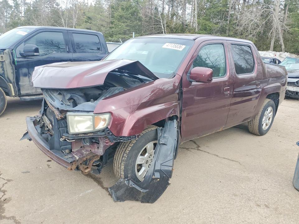 2007 Honda Ridgeline მანქანა იყიდება აუქციონზე, vin: 2HJYK16557H003614, აუქციონის ნომერი: 47135836