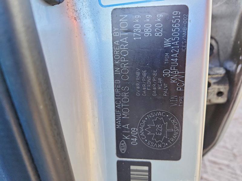 Aukcja sprzedaży 2010 Kia Forte, vin: KNAFU4A21A5056519, numer aukcji: 46930246