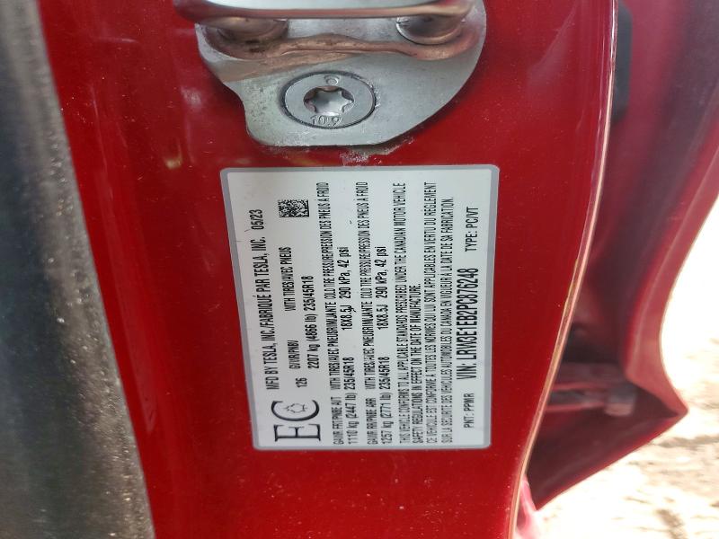 Aukcja sprzedaży 2023 Tesla Model 3, vin: LRW3E1EB2PC876248, numer aukcji: 47956706