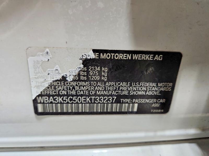 Aukcja sprzedaży 2014 Bmw 328, vin: WBA3K5C50EKT33237, numer aukcji: 46166196