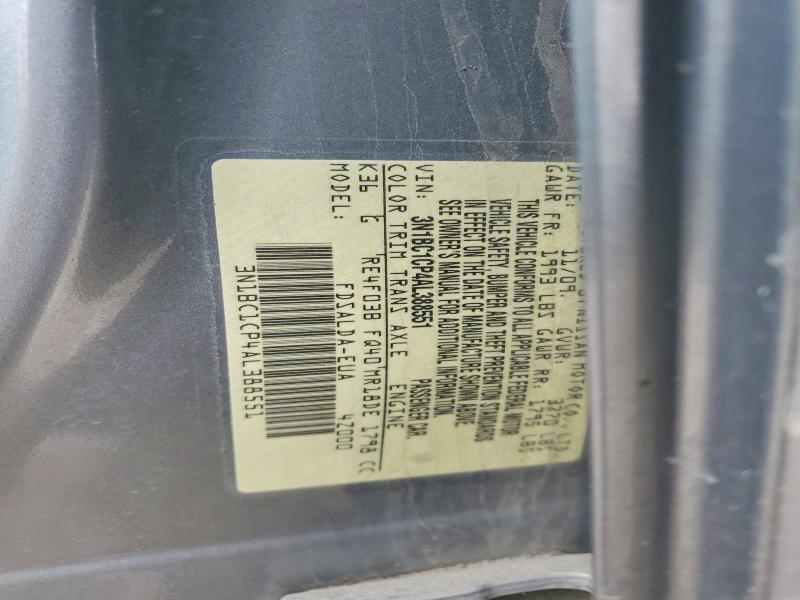 Продажа на аукционе авто 2010 Nissan Versa, vin: 3N1BC1CP4AL388551, номер лота: 79781845