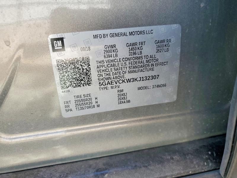 Продаж на аукціоні авто 2019 Buick Enclave, vin: 5GAEVCKW3KJ132307, номер лоту: 79218045
