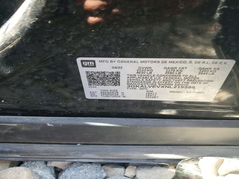 46244436 :رقم المزاد ، 3GKALVEVXNL219589 vin ، 2022 Gmc Terrain مزاد بيع