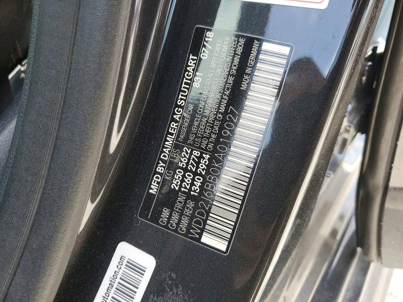 Продаж на аукціоні авто 2019 Mercedes-benz Cls, vin: WDD2J6BB0KA019027, номер лоту: 48339146