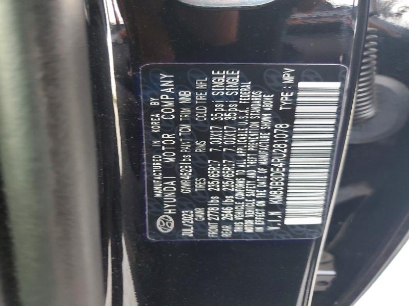 Продажа на аукционе авто 2024 Hyundai Tucson, vin: KM8JB3DE4RU281078, номер лота: 45587316