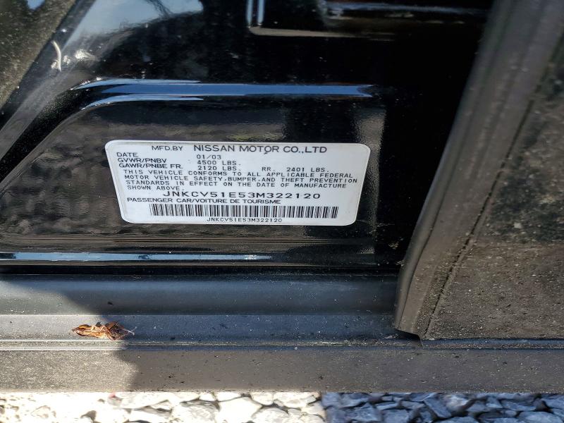 2003 Infiniti G35 მანქანა იყიდება აუქციონზე, vin: JNKCV51E53M322120, აუქციონის ნომერი: 46102416