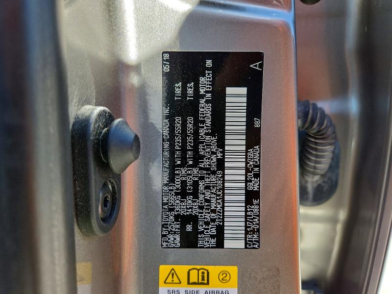 Продажа на аукционе авто 2018 Lexus Rx 350, vin: 2T2ZZMCA1JC108249, номер лота: 46945986