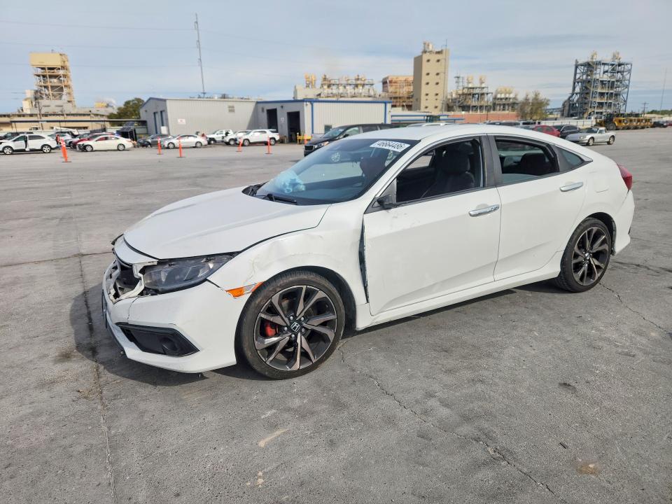 46664486 :رقم المزاد ، 2HGFC2F82MH503476 vin ، 2021 Honda Civic مزاد بيع