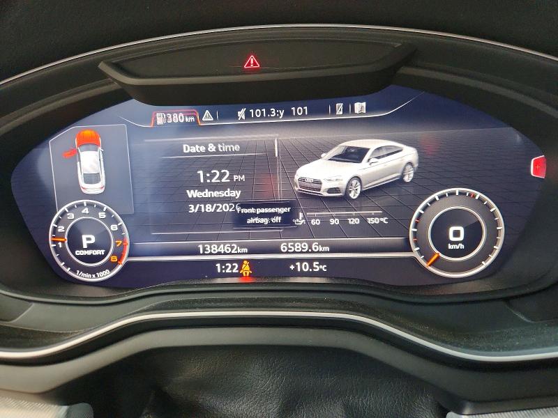 Aukcja sprzedaży 2018 Audi A5, vin: WAUCNCF54JA090863, numer aukcji: 45666166