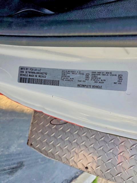 Продаж на аукціоні авто 2021 Ram 5500, vin: 3C7WRMBL9MG662792, номер лоту: 95942645