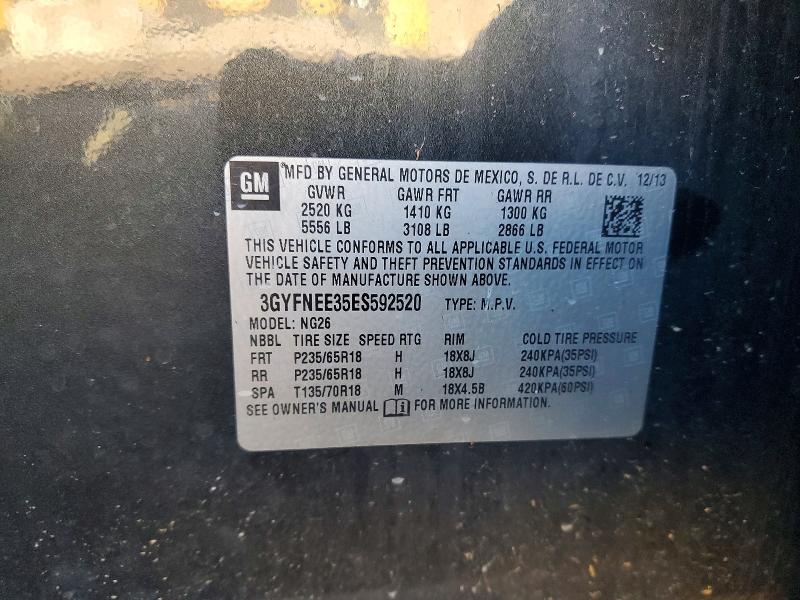 Продажа на аукционе авто 2014 Cadillac Srx, vin: 3GYFNEE35ES592520, номер лота: 47916096