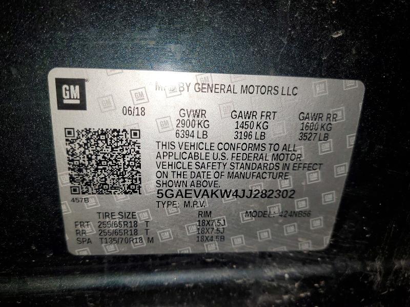 Продажа на аукционе авто 2018 Buick Enclave, vin: 5GAEVAKW4JJ282302, номер лота: 47227066