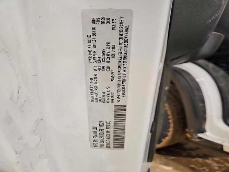 41711966 :رقم المزاد ، 3C6LRVDG6RE118329 vin ، 2024 Ram Promaster 2500 مزاد بيع