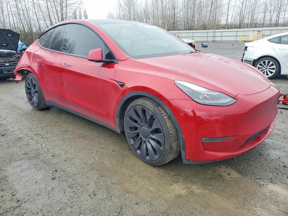 2021 Tesla Model Y მანქანა იყიდება აუქციონზე, vin: 5YJYGDEF7MF173377, აუქციონის ნომერი: 45786046