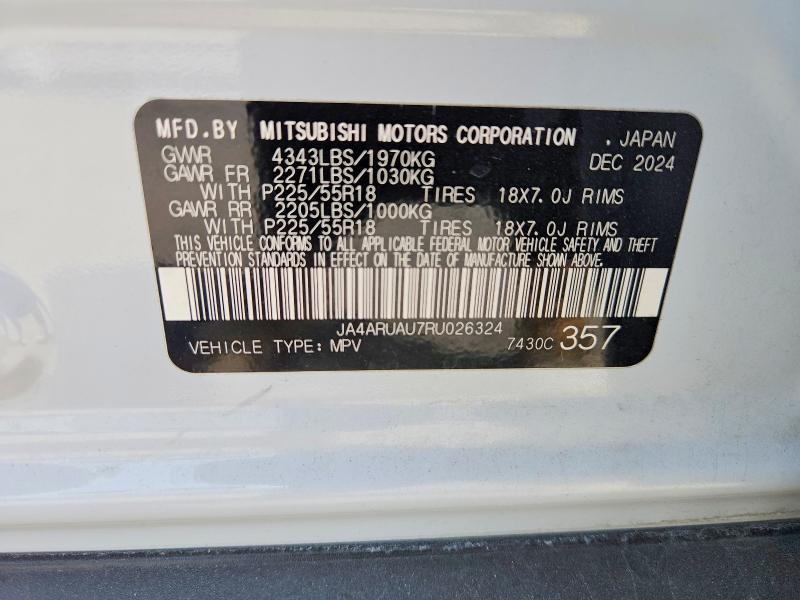 Aukcja sprzedaży 2024 Mitsubishi Outlander Sport, vin: JA4ARUAU7RU026324, numer aukcji: 46174016